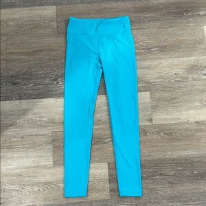 Athleta Kids Bright Blue High-Waisted Leggings